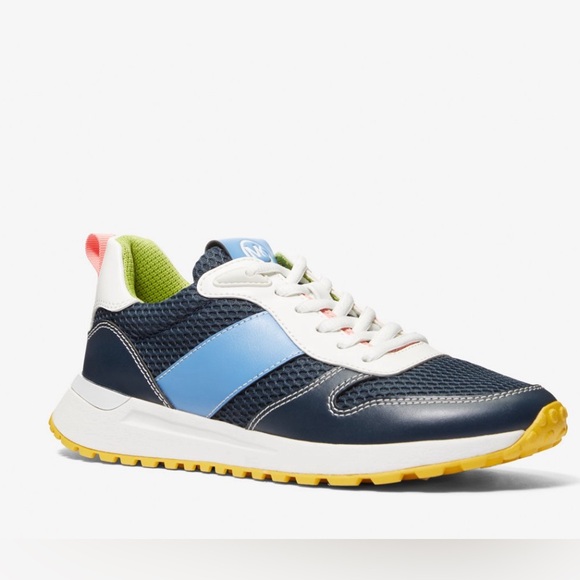 Michael Kors Unisex Leather Sneakers - Picture 4 of 5